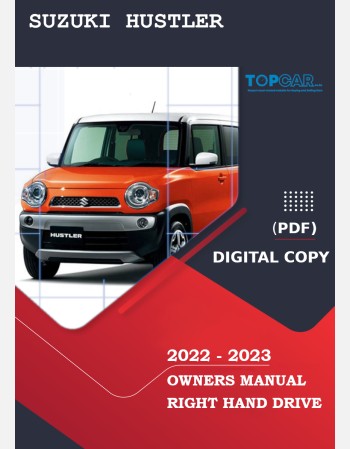 suzuki hustler 2022-2023 owners manual in english